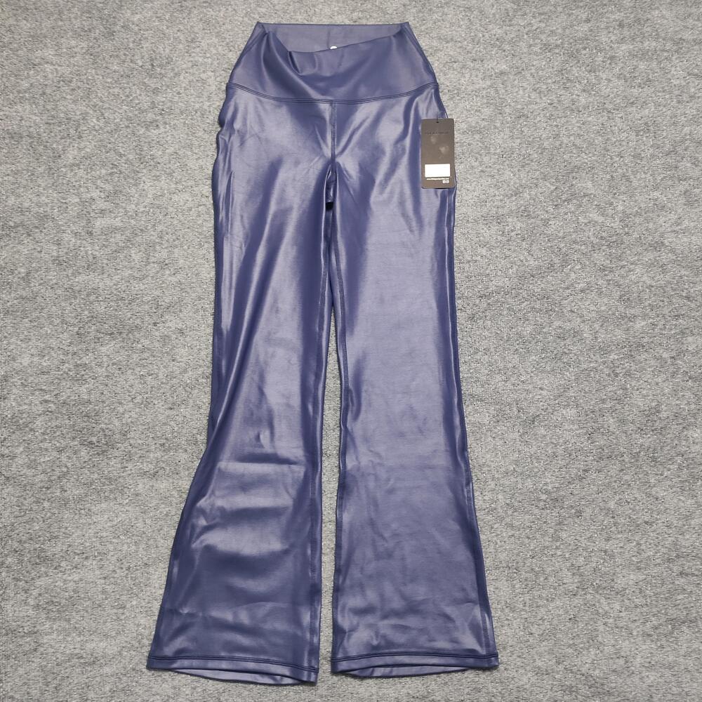90 Degree By Reflex Flex For It Leggings Womens Medium Blue Flare Yoga PW72279
